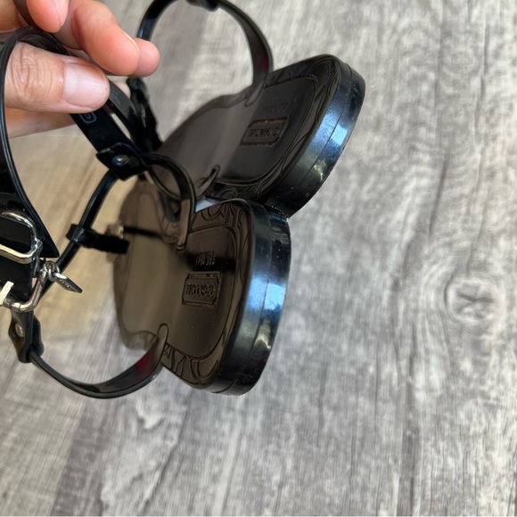 Black Coach "Pansy" Sandals Size 8 - Picture 9 of 9